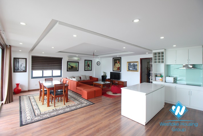 Big size 03 apartment for rent in Xuan Dieu st, Tay Ho District